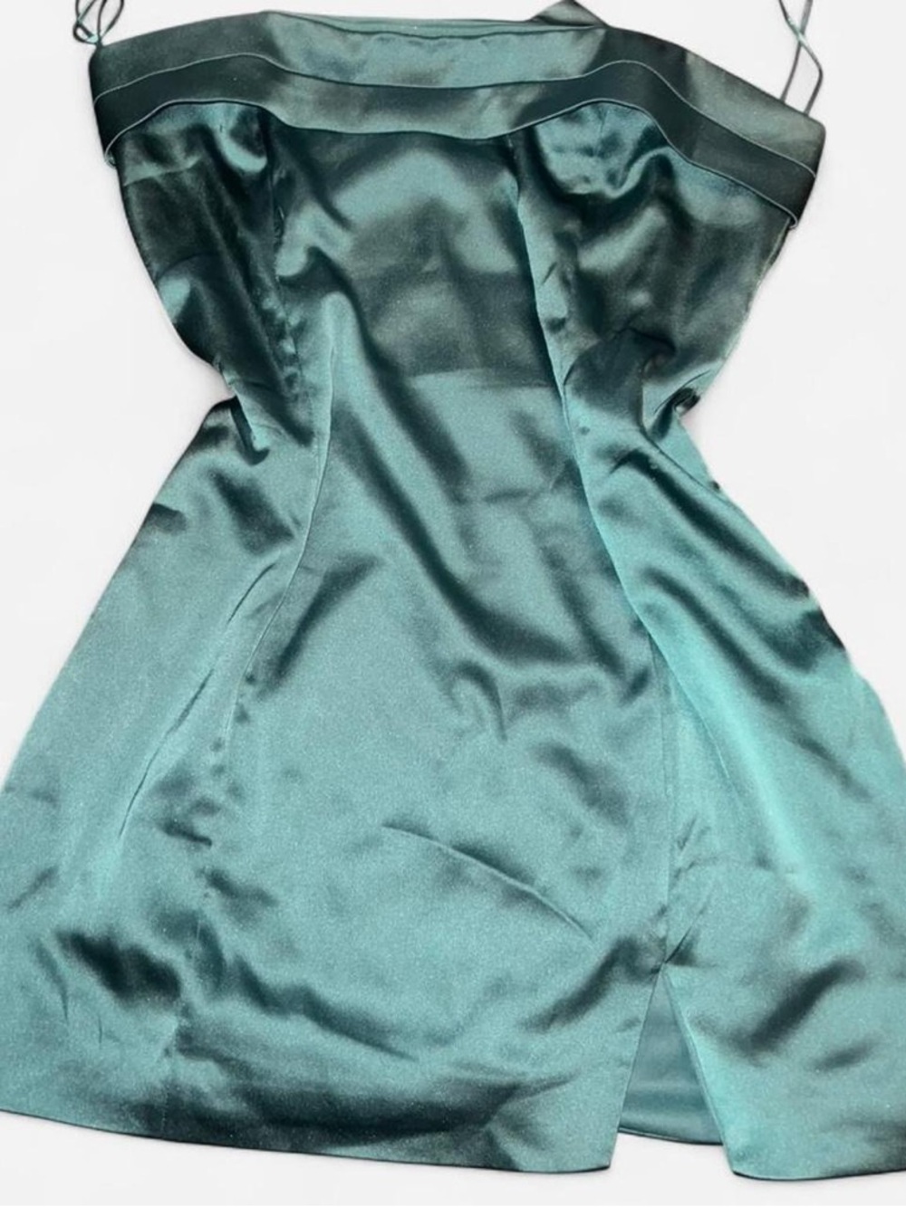 Altar’d State Emerald Green Satin Slip Dress - Women's Brand New